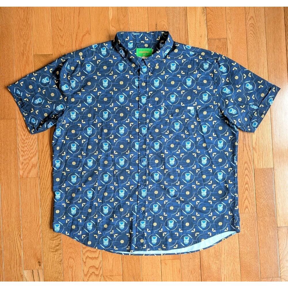 RSVLTS X Nickelodeon Avatar: The Last Airbender "The Blue Spirit" Button-Up 3XL
